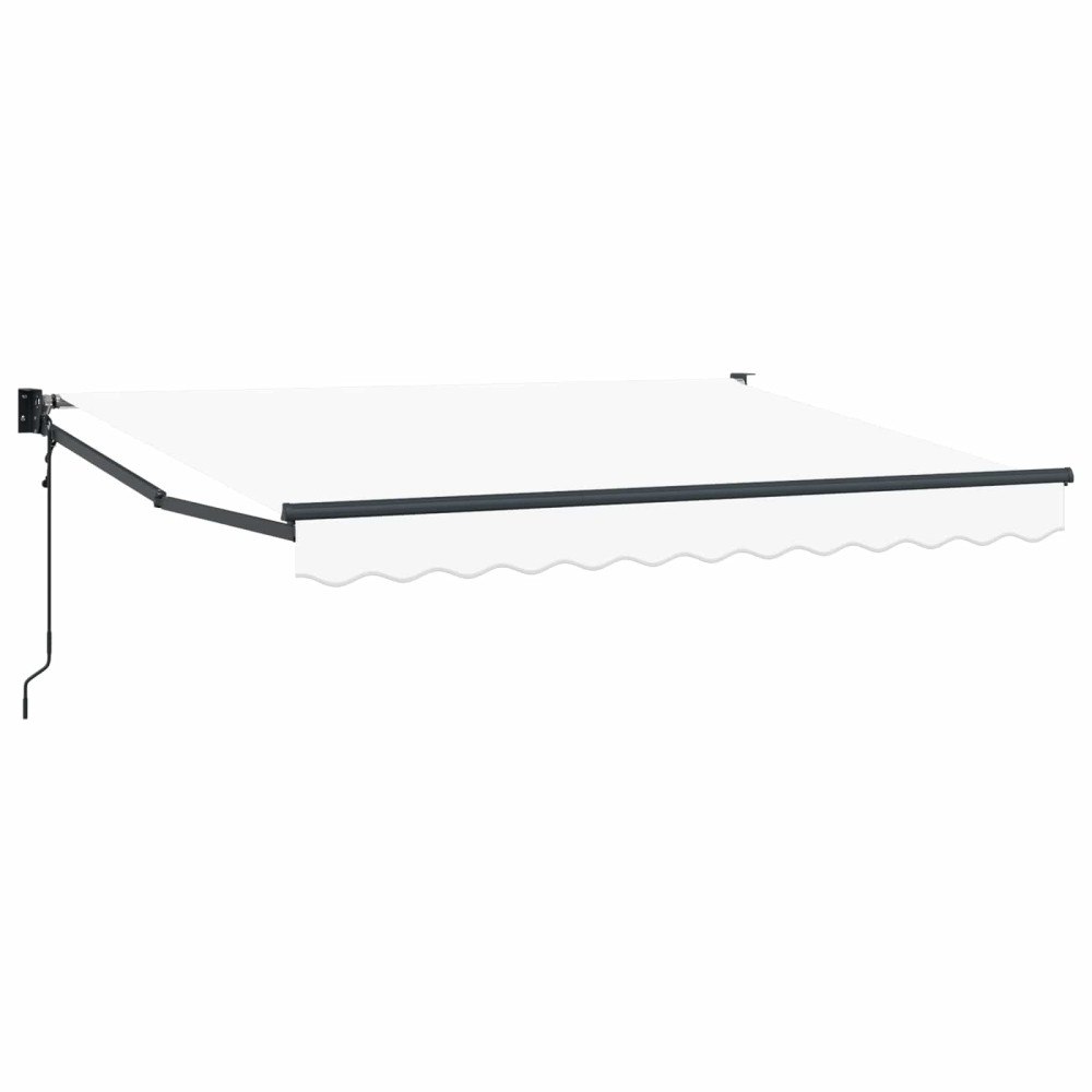 vidaXL Elektrisk Retraktabel Markis Vit 2,5 x 2 m