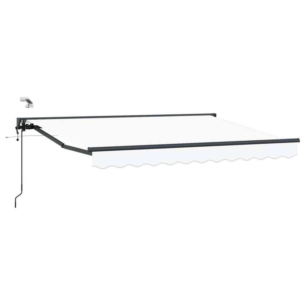 vidaXL Elektrisk Retraktabel Markis Vit 3 x 2 m