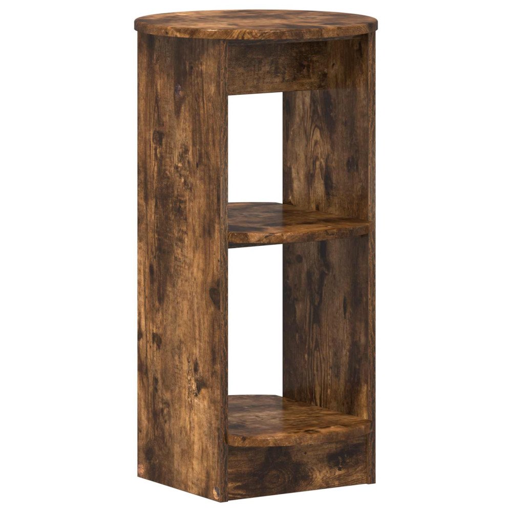 vidaXL Sidokabinett Rökt Ek 40 x 40 x 75 cm Konstruerat trä