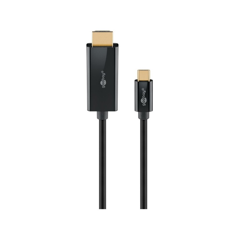 Goobay Goobay 75698, 3 m, USB Type-C, HDMI, Hankontakt, Hankontakt,...