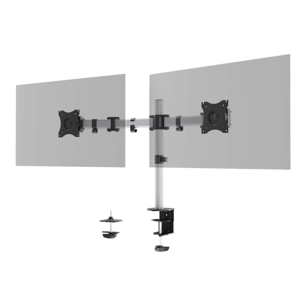 DURABLE Hunke & Jochheim DURABLE SELECT monteringssats - för 2 LCD-bildskärmar - silver