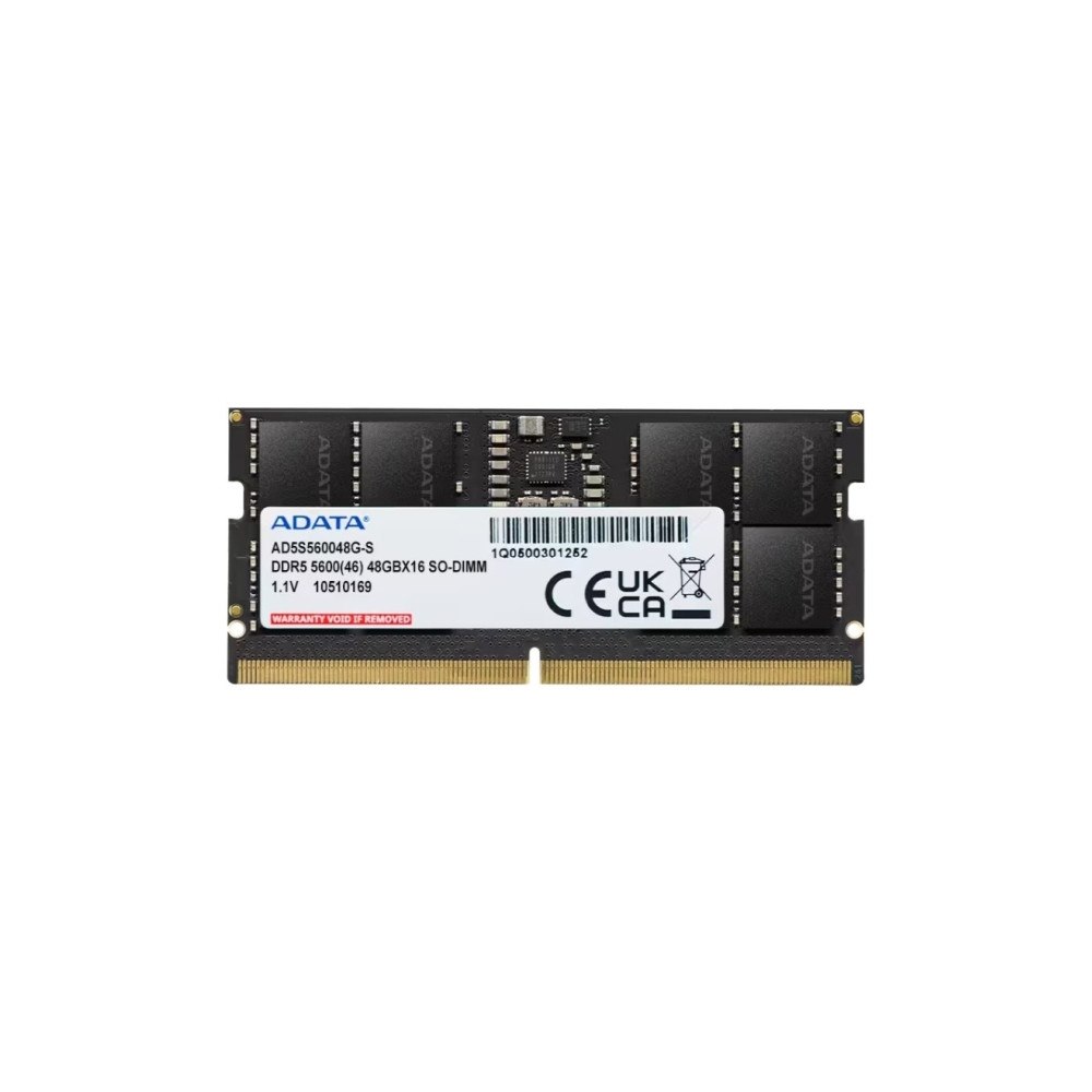 A-Data Technology ADATA AD5S560048G-S, 48 GB, 1 x 48 GB, DDR5, 262-pin SO-DIMM...