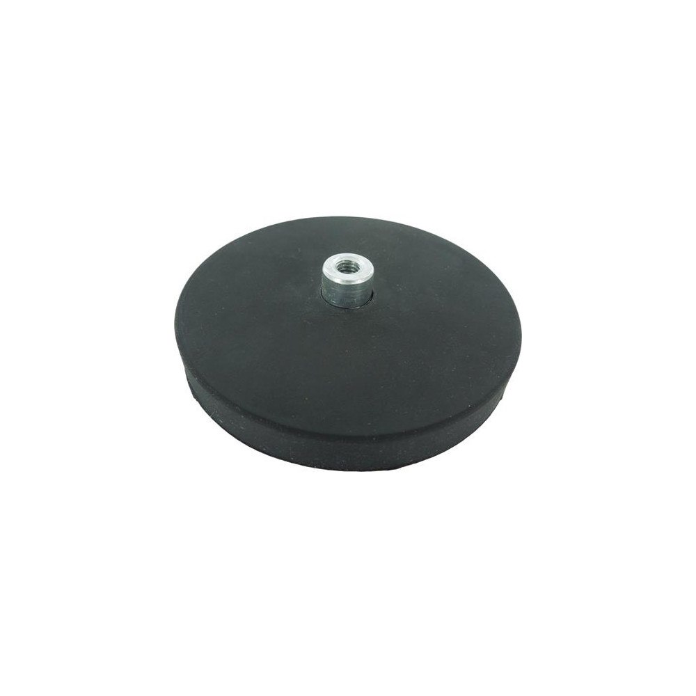 Helmuth A. Jensen ECLIPSE gummibelagd neodymmagnet i kruka med gänghylsa M4 Ø4...