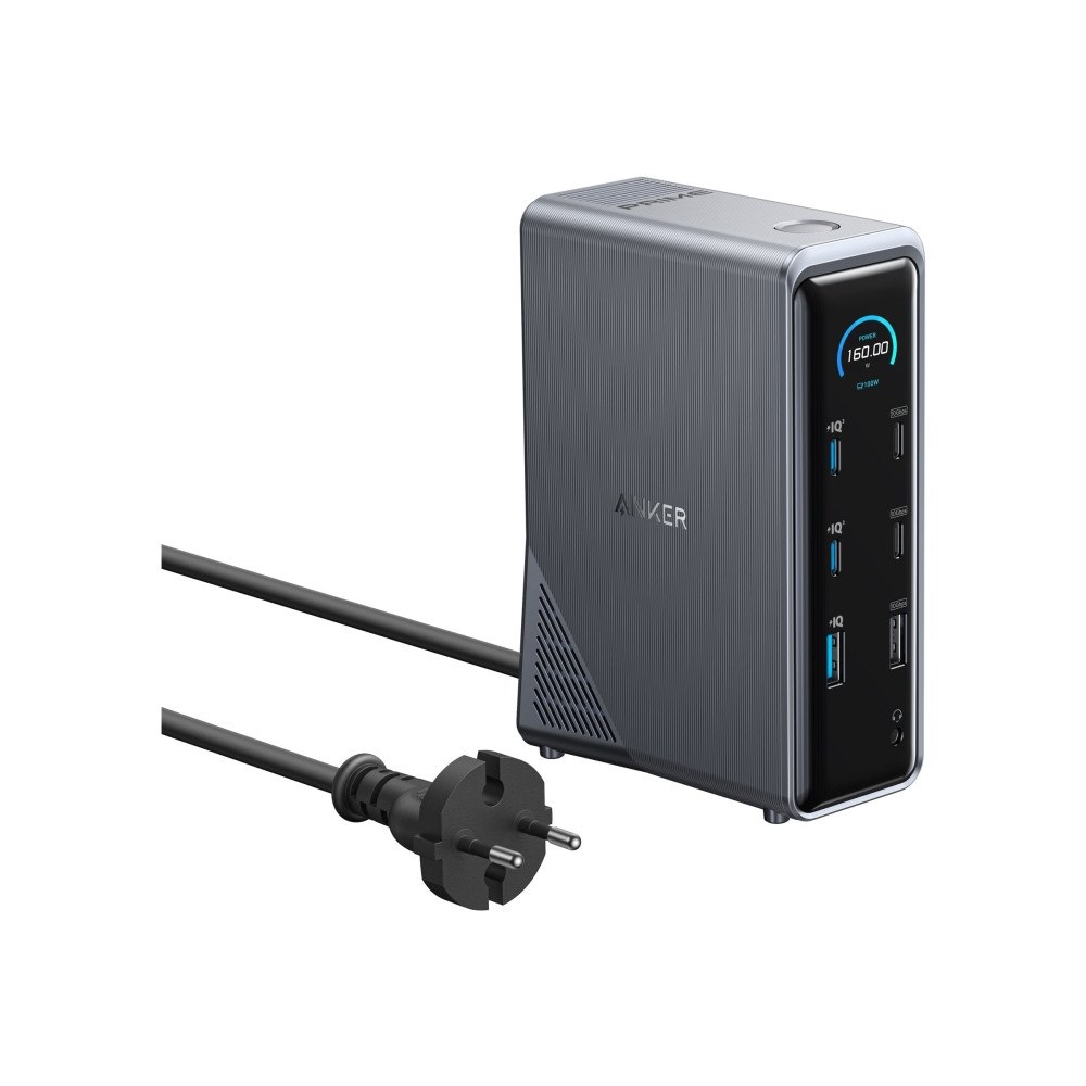 ANKER Anker 14-in-1 - dockningsstation - USB-C - 14 platser - 2 x HDMI - 1GbE