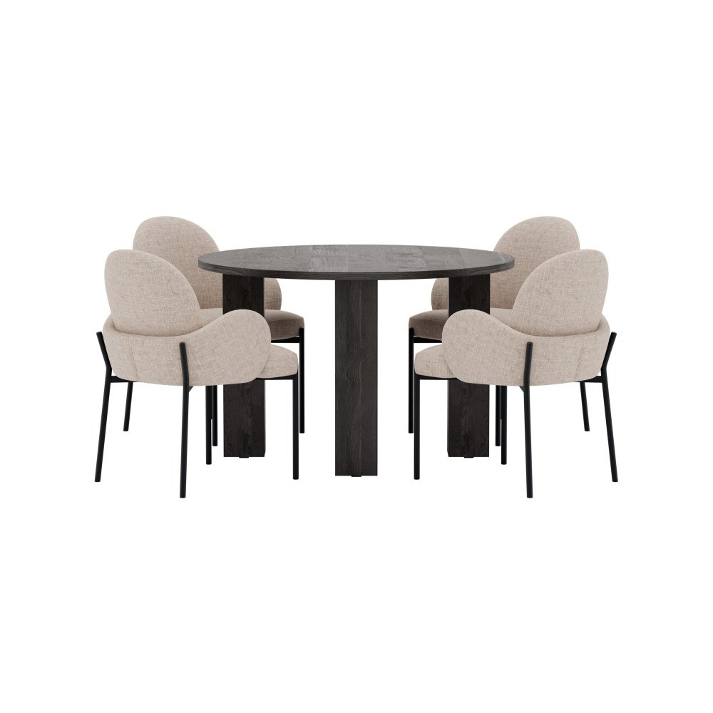 Venture Home Juno Matgrupp med stolarna Blom