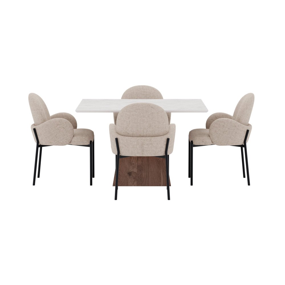 Venture Home Cael Matgrupp med stolarna Blom