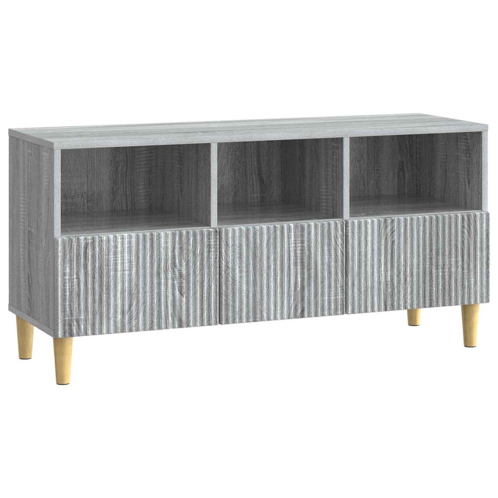 vidaXL TV-skåp Grå sonoma-ek 102 x 34,5 x 50 cm Konstruerat trä