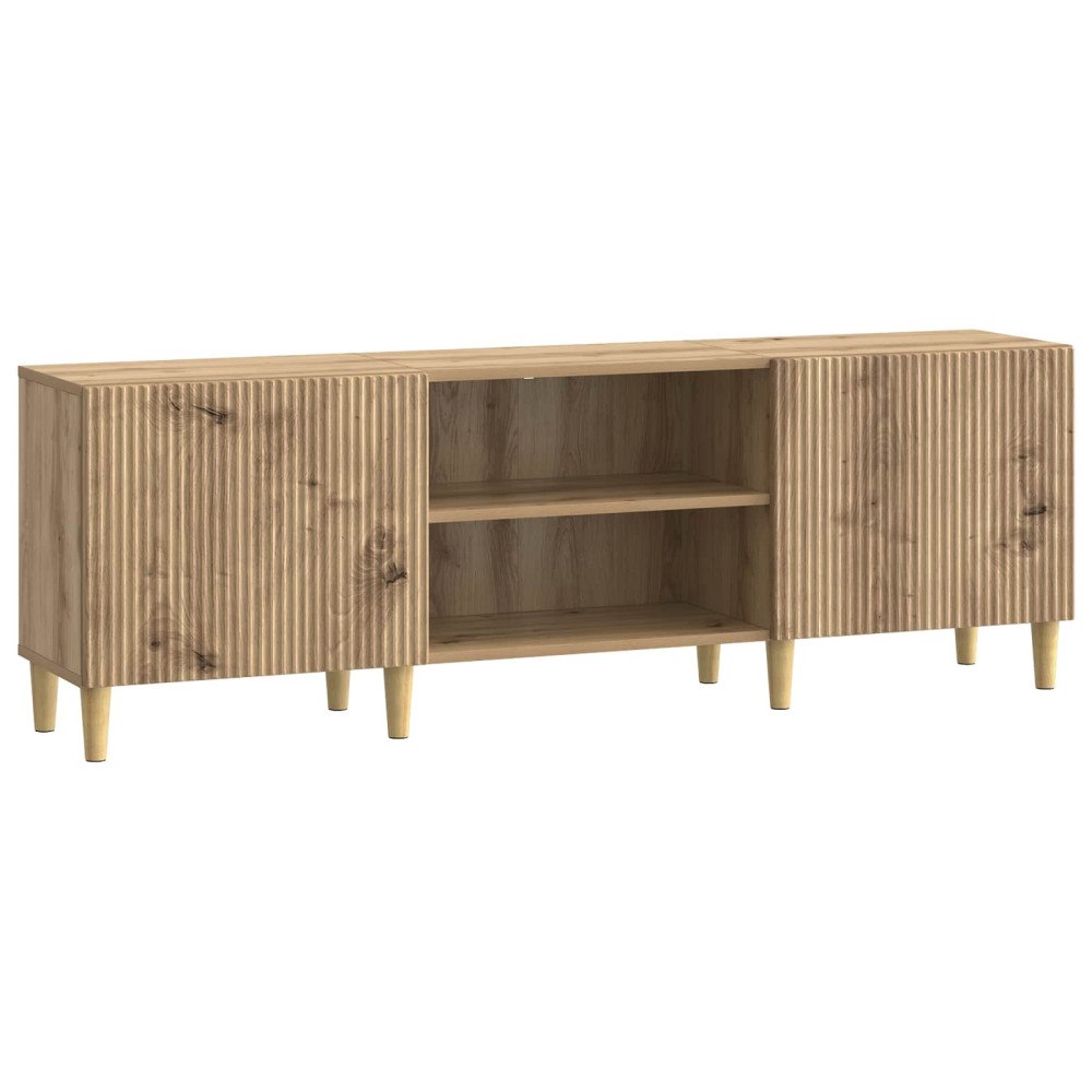 vidaXL TV-skåp Artisan-ek 150 x 31 x 50 cm Konstruerat trä