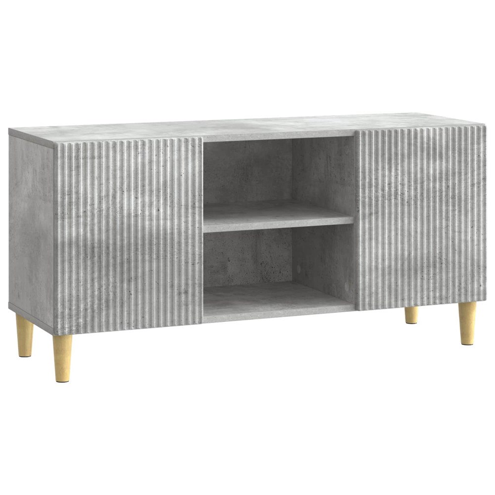 vidaXL TV-skåp Betonggrå 102 x 34,5 x 50 cm Konstruerat trä