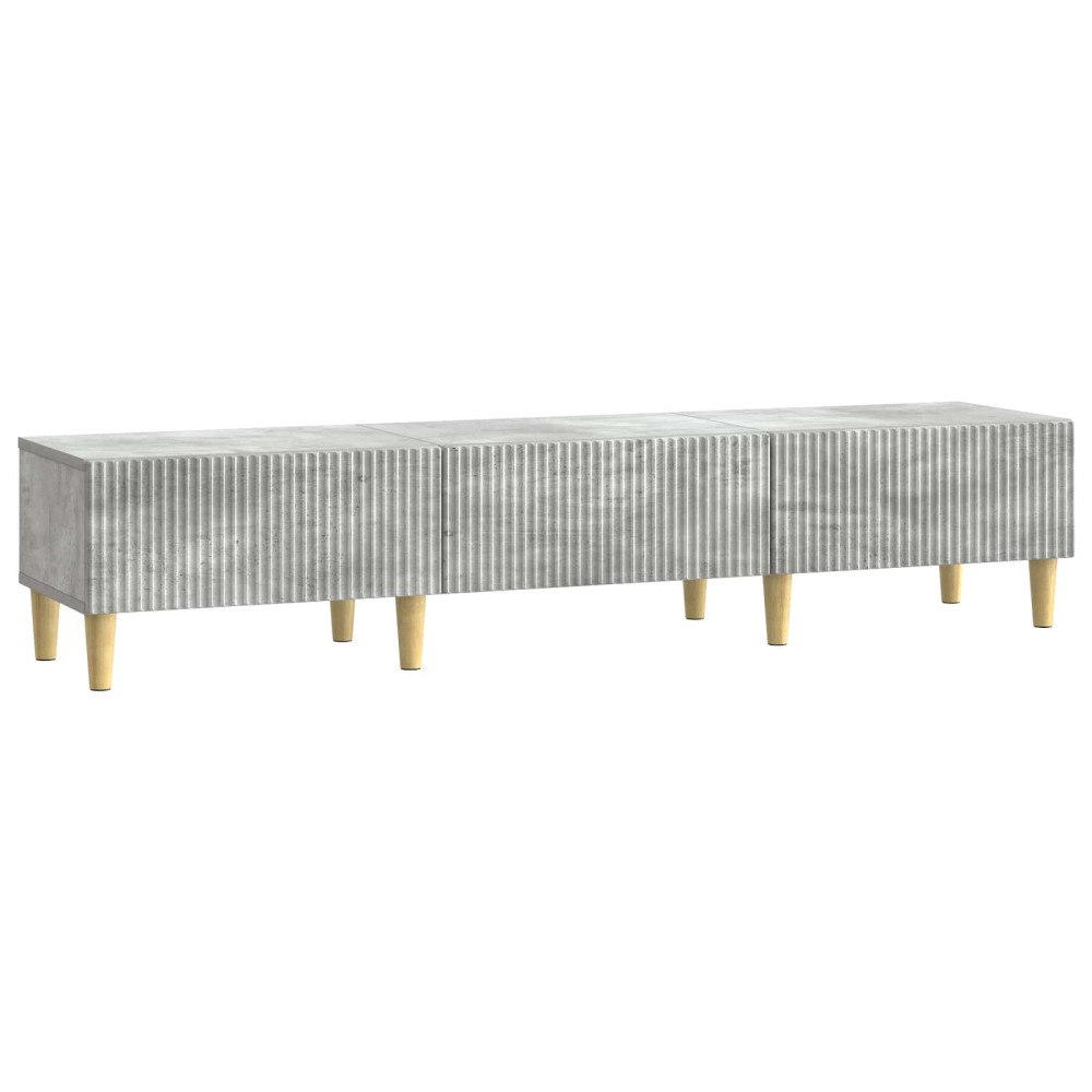 vidaXL TV-skåp med låda Betonggrå 147 x 34,5 x 30 cm Konstruerat trä