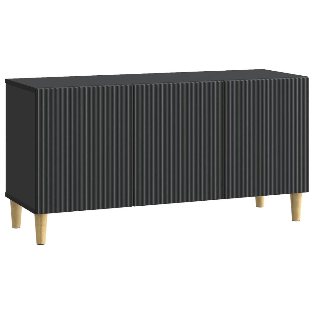 vidaXL TV-skåp Svart 99 x 34,5 x 50 cm Konstruerat trä