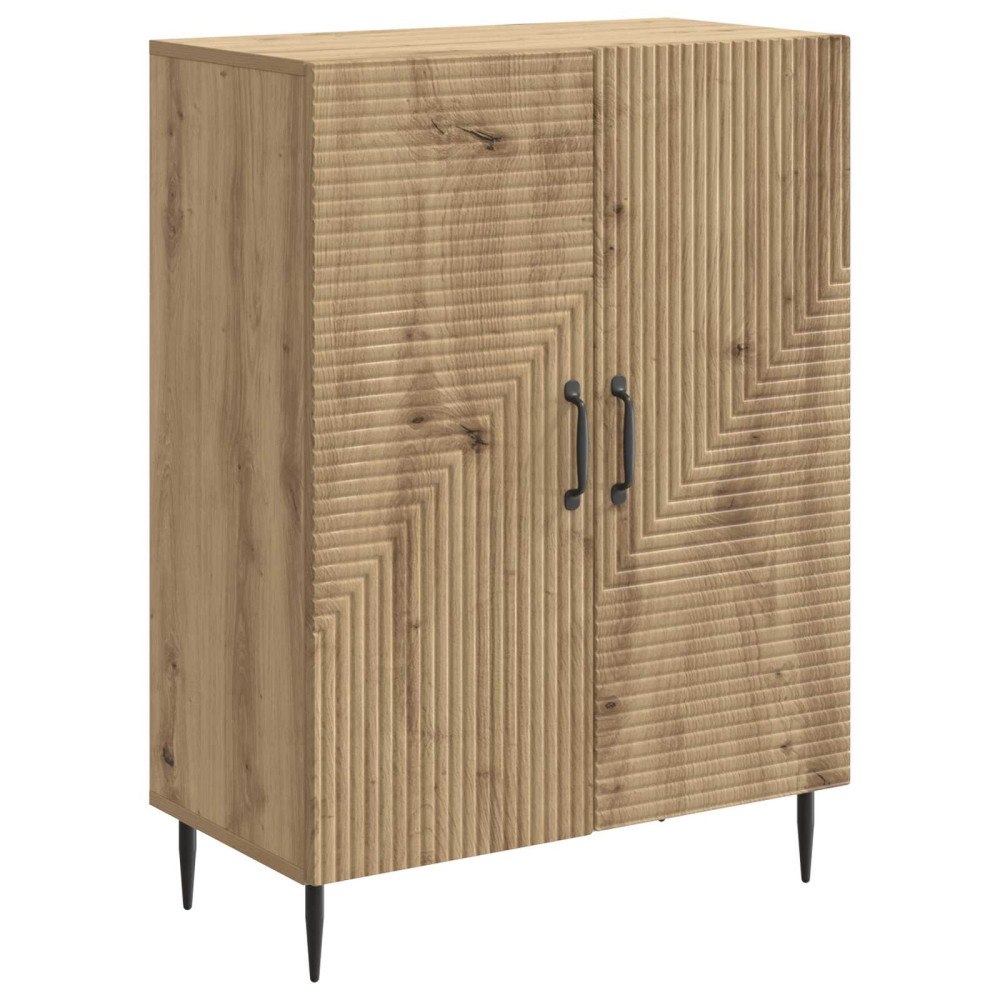 vidaXL Sideboard Artisan-ek 66 x 34,5 x 89,5 cm Konstruerat trä
