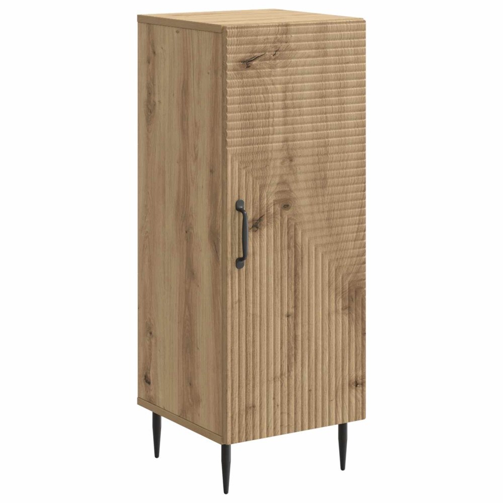 vidaXL Sideboard Artisan-ek 33 x 34,5 x 89,5 cm Konstruerat trä