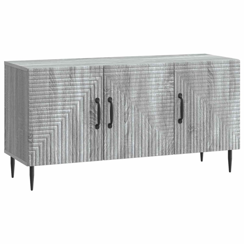 vidaXL TV-skåp Grå sonoma-ek 99 x 34,5 x 50 cm Konstruerat trä