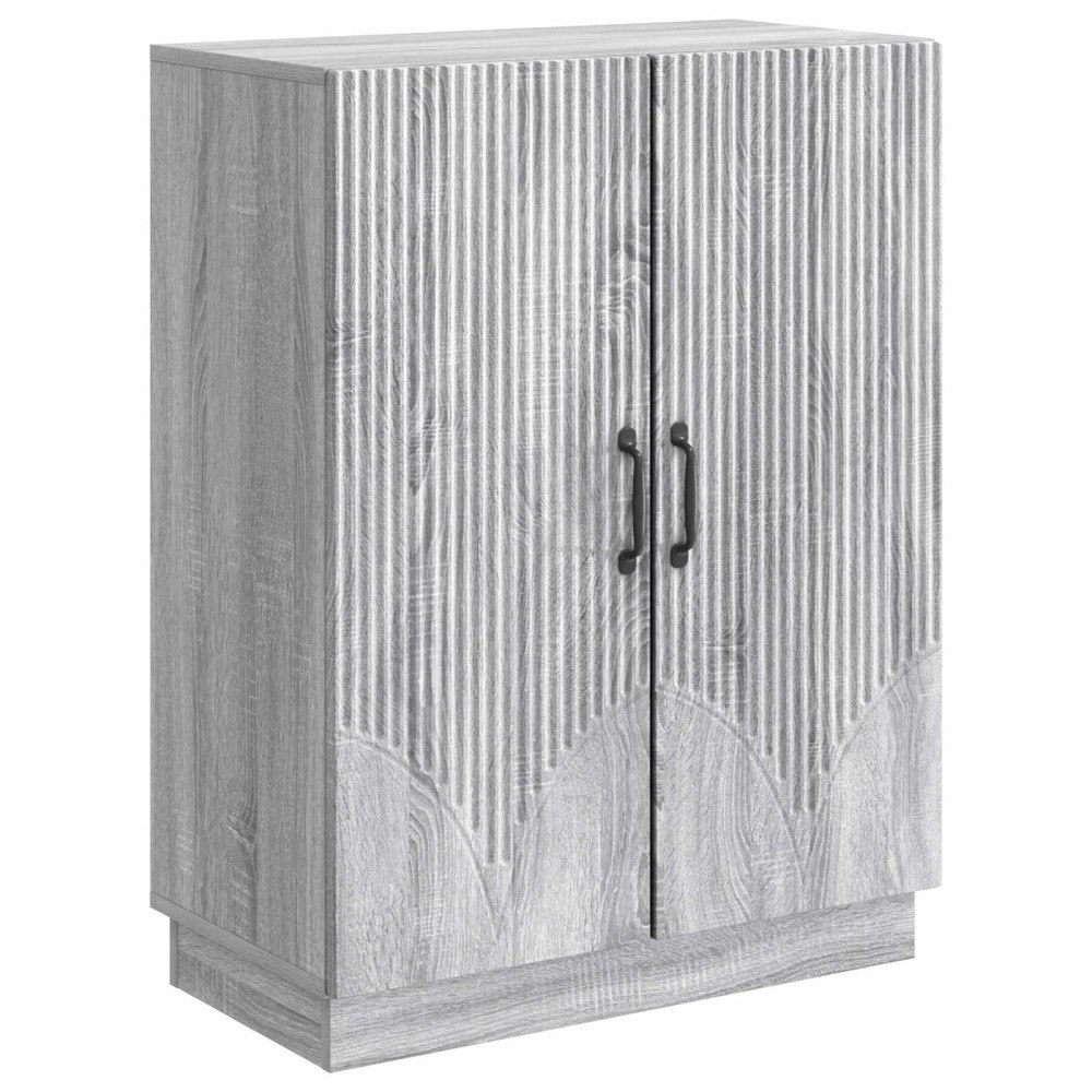 vidaXL Sideboard Grå sonoma-ek 66 x 34,5 x 87 cm Konstruerat trä