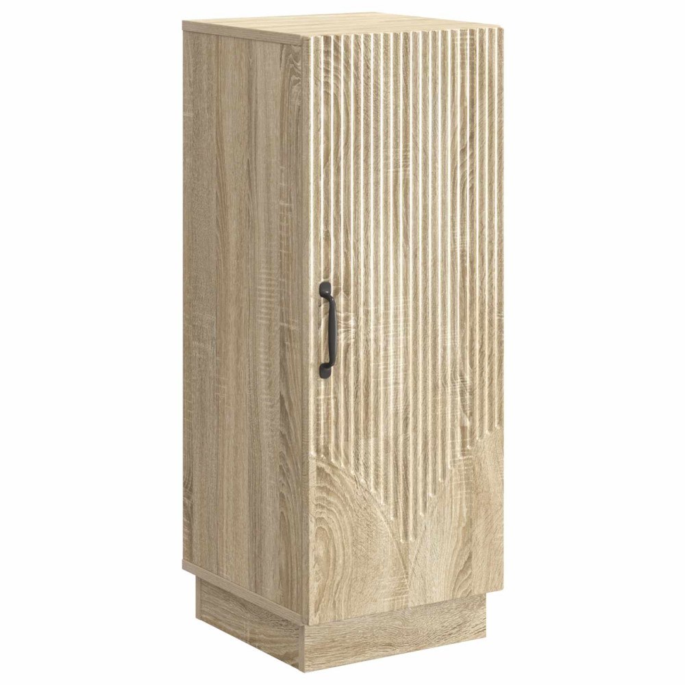 vidaXL Sideboard Sonoma-ek 33 x 34,5 x 87 cm Konstruerat trä
