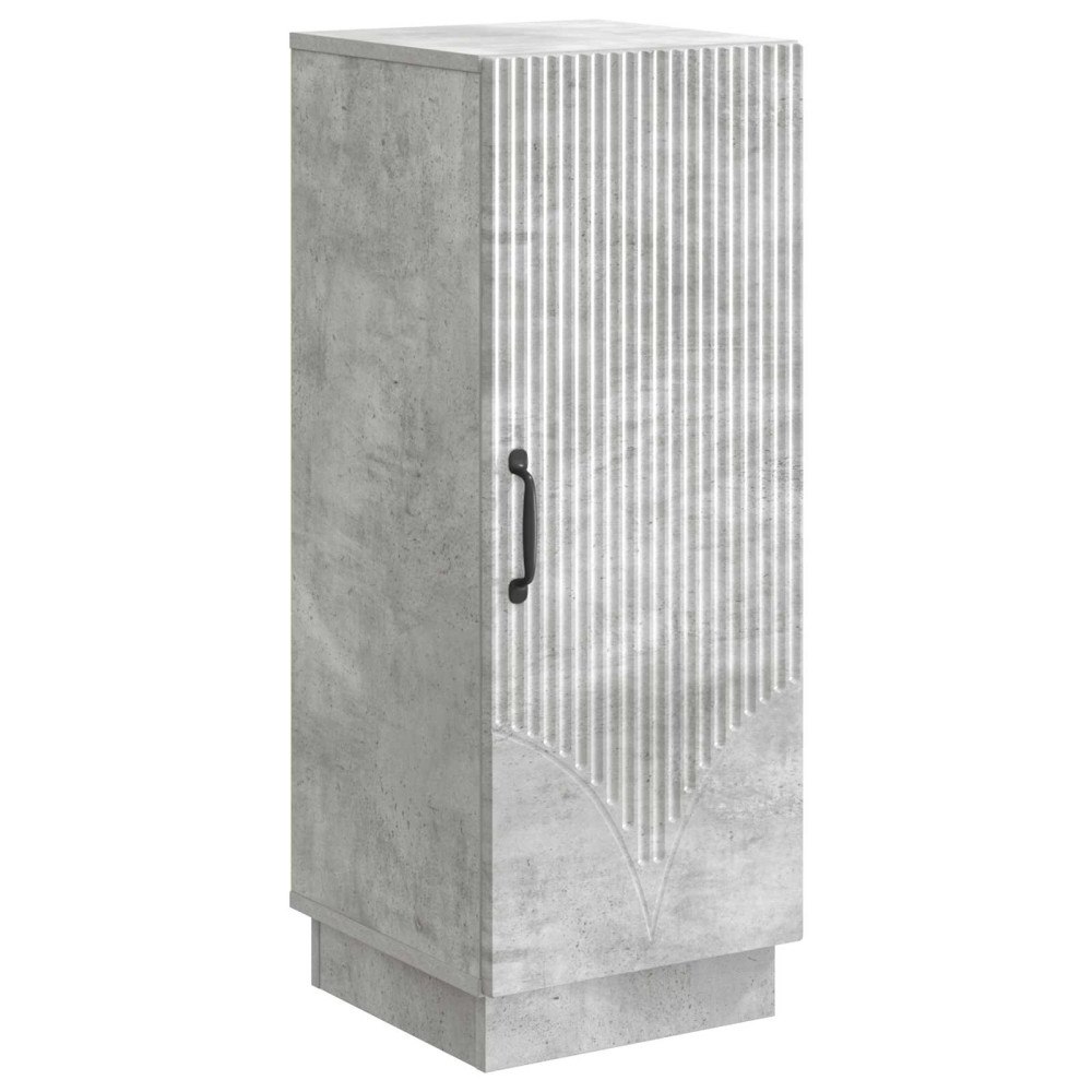 vidaXL Sideboard Betonggrå 33 x 34,5 x 87 cm Konstruerat trä