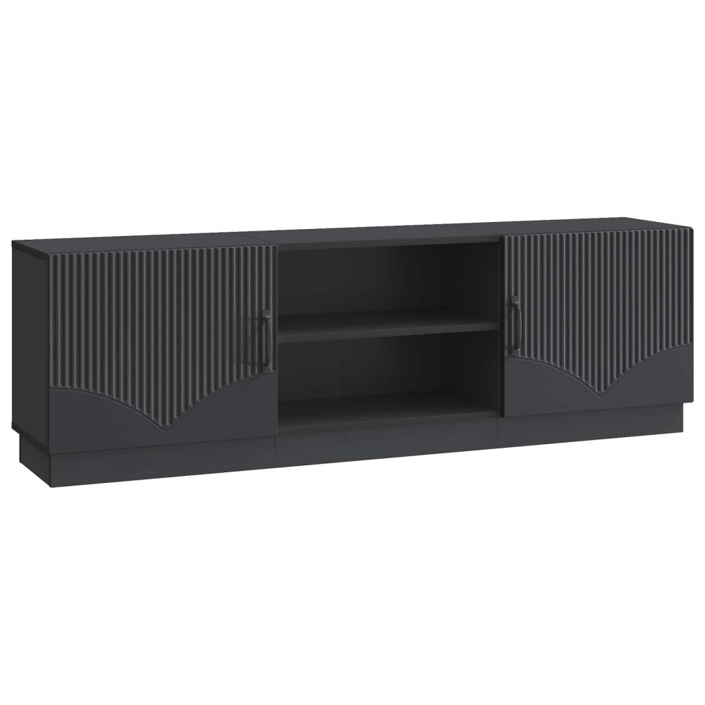 vidaXL TV-skåp Svart 150 x 31 x 47 cm Konstruerat trä