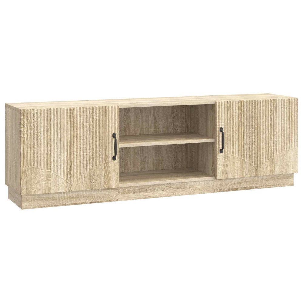 vidaXL TV-skåp Sonoma-ek 150 x 31 x 47 cm Konstruerat trä