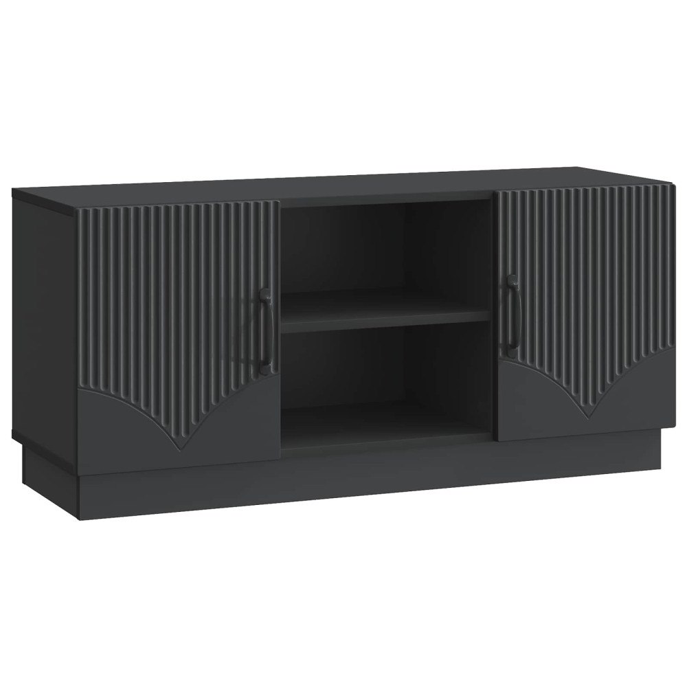 vidaXL TV-skåp Svart 102 x 34,5 x 47 cm Konstruerat trä