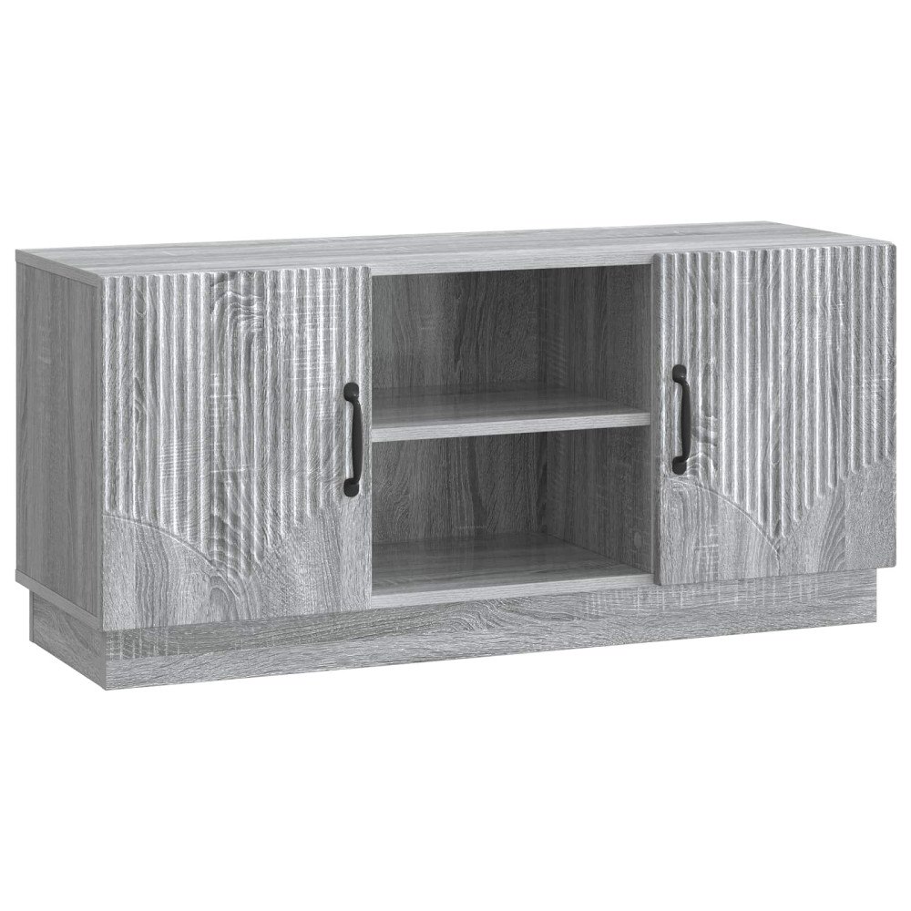vidaXL TV-skåp Grå sonoma-ek 102 x 34,5 x 47 cm Konstruerat trä