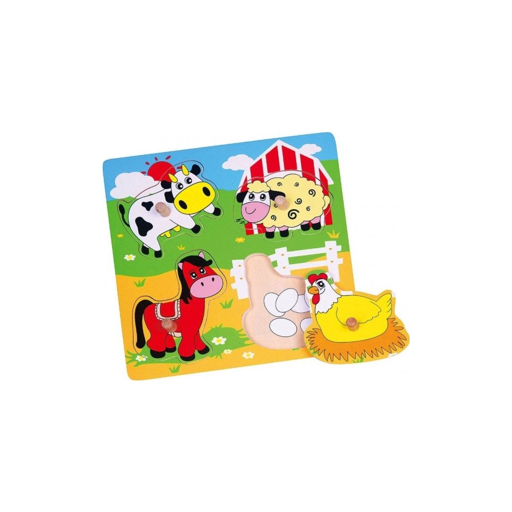 Viga Viga träpussel Gård