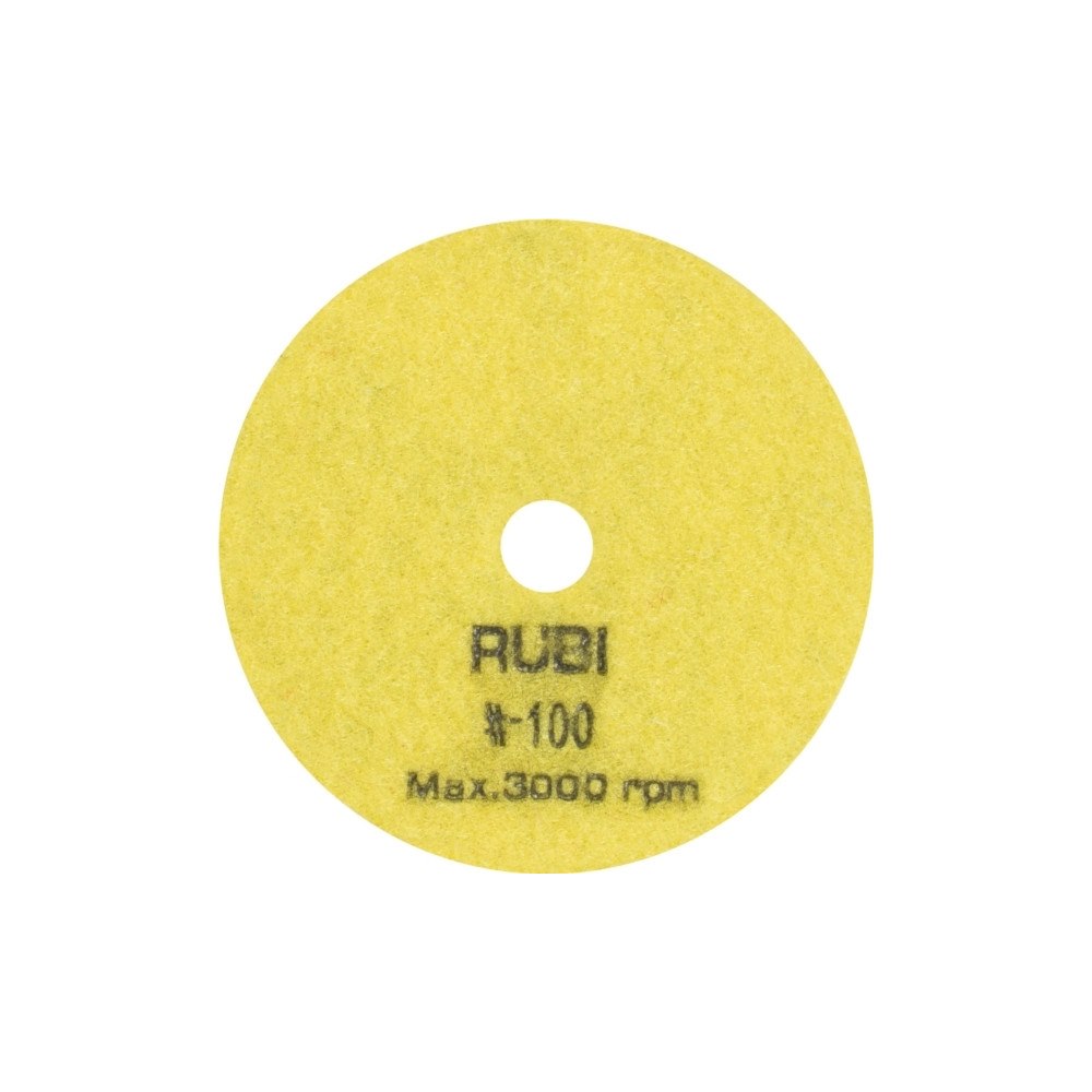 RUBI Rubi slip-/polerskiva för torrpolering korn 100 100 mm (6297...