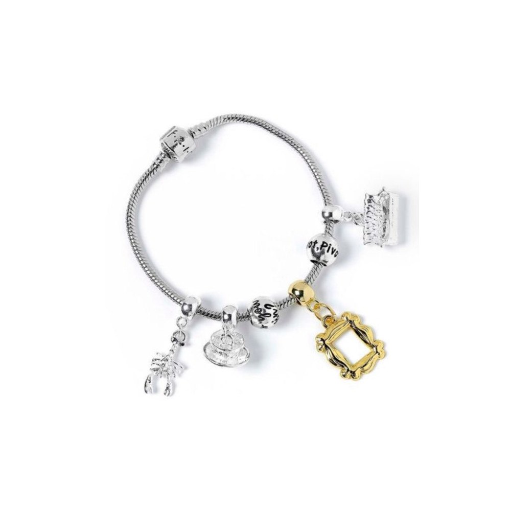 THE CARAT SHOP FRIENDS TV Show Charm Bracelet with four charms