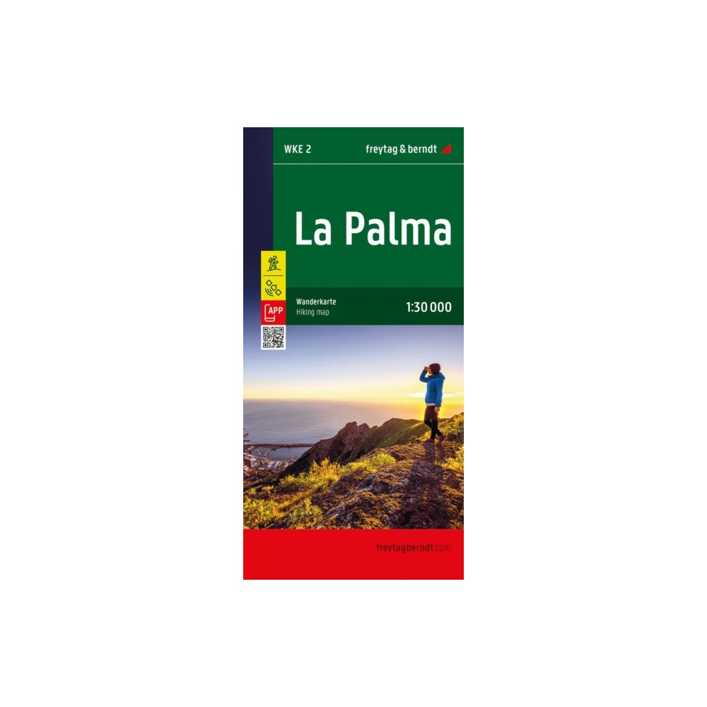 Freytag-Berndt La Palma Hiking Map 1:30,000 scale