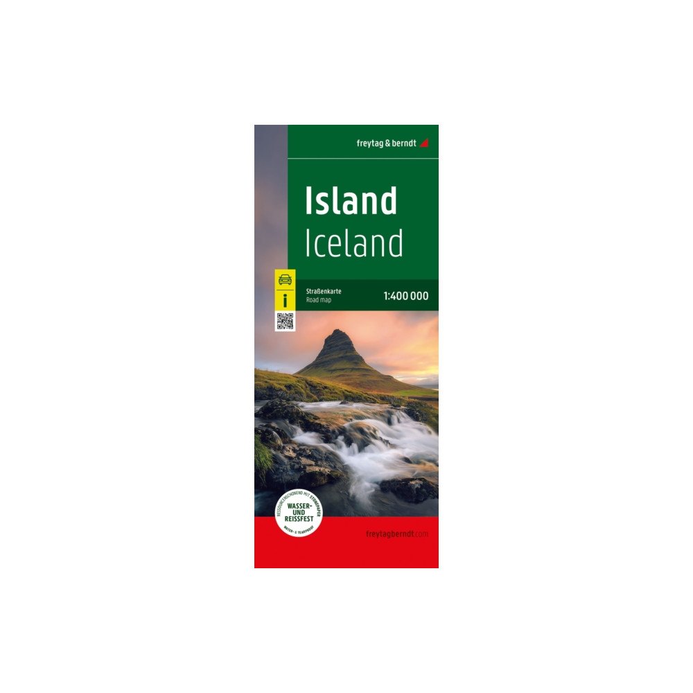 Freytag-Berndt Iceland Road Map 1:400 000