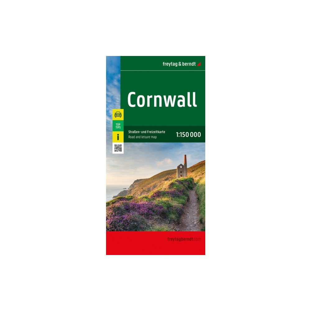 Freytag-Berndt Cornwall road and Leisure Map 1:150,000