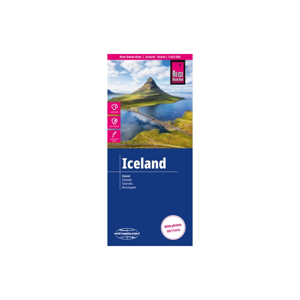 Reise Know-How Verlag Peter Rump GmbH Iceland (1:425.000)