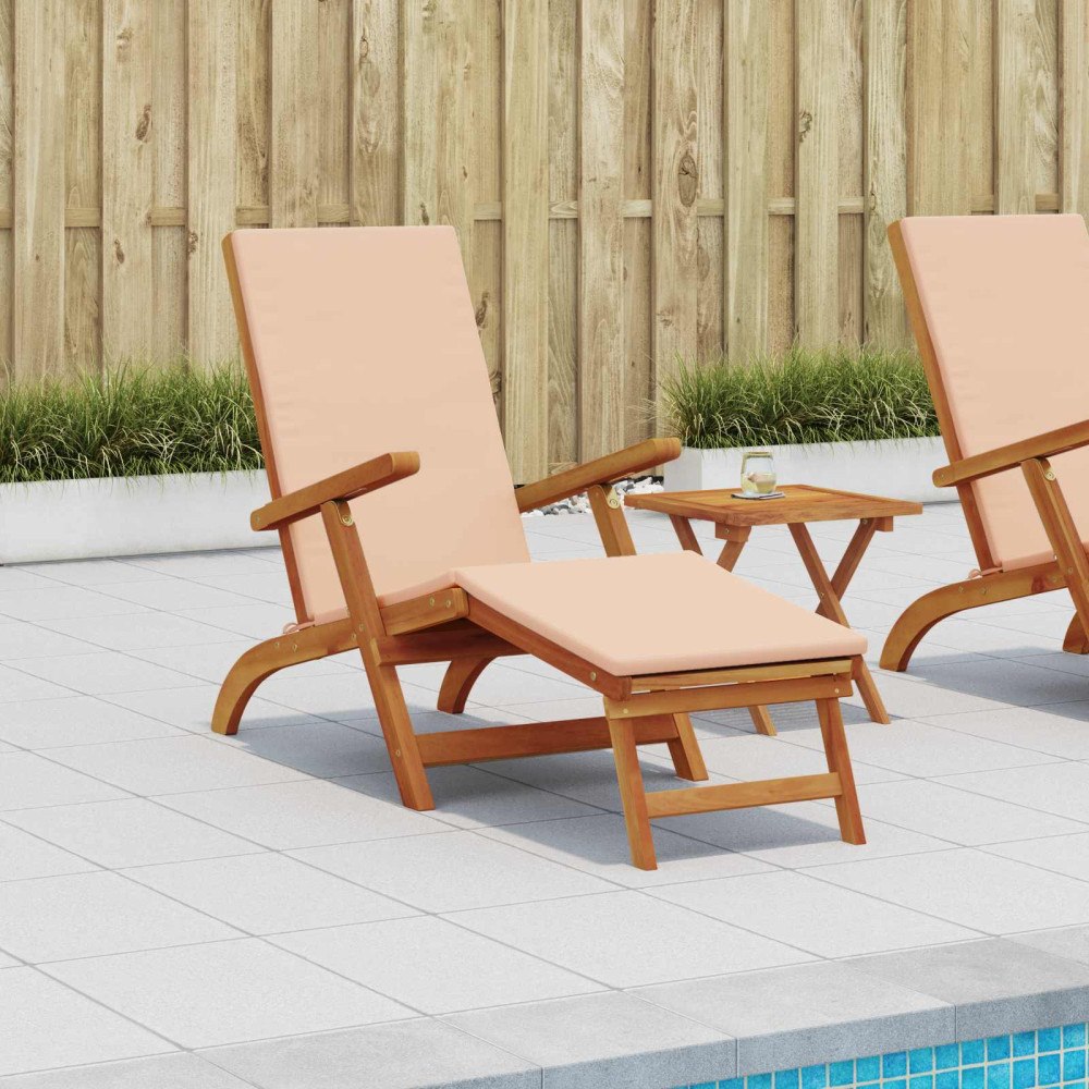 vidaXL Reclining och Fällbar Solstol 55 x 146 x 91 cm