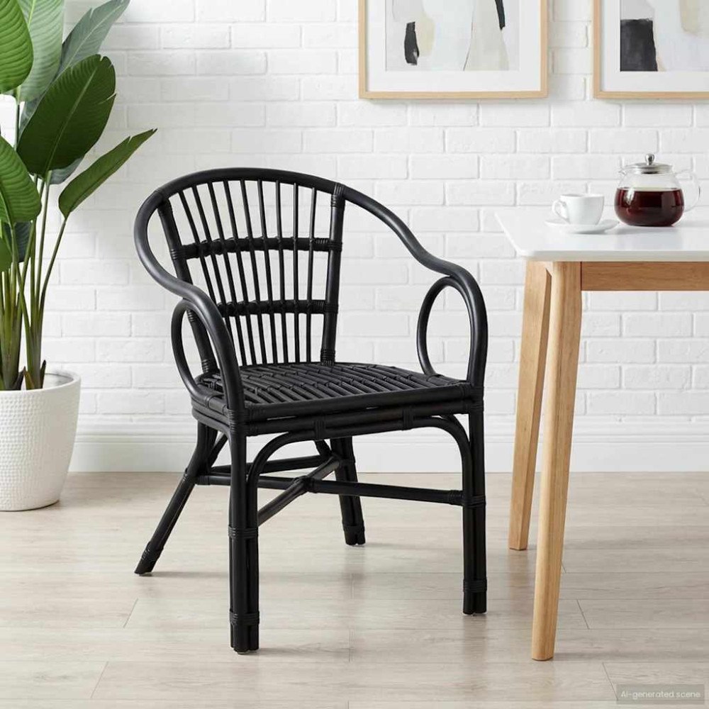 vidaXL Stapelstol Svart 58 x 60 x 81 cm Rotting