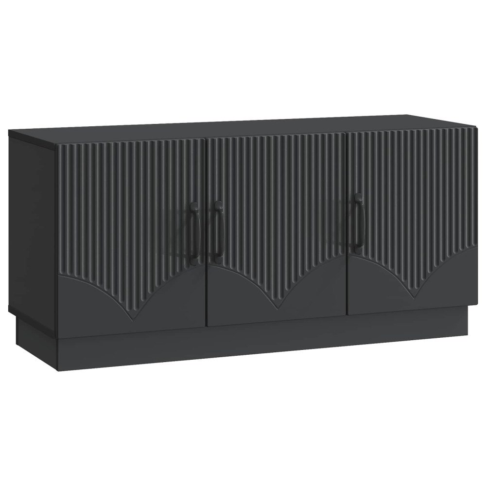 vidaXL TV-skåp Svart 99 x 34,5 x 47 cm Konstruerat trä