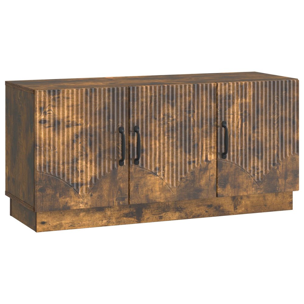 vidaXL TV-skåp Rökt ek 99 x 34,5 x 47 cm Konstruerat trä