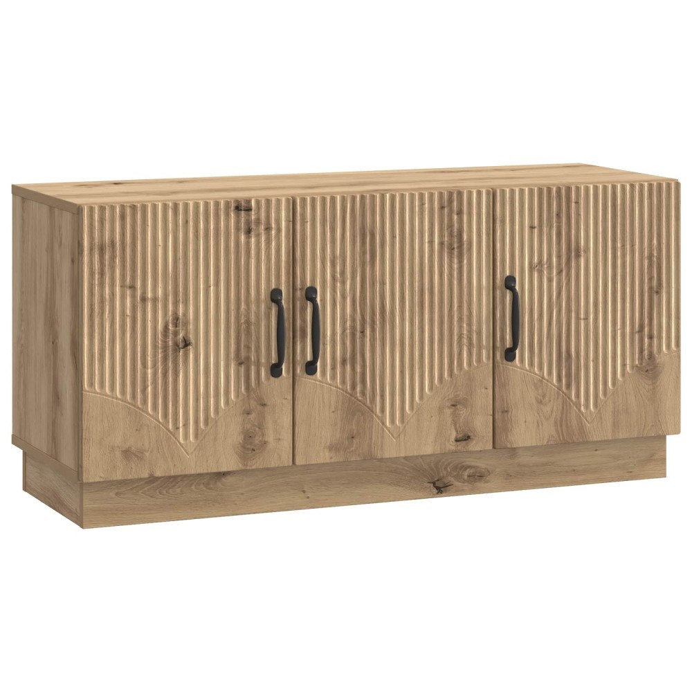 vidaXL TV-skåp Artisan-ek 99 x 34,5 x 47 cm Konstruerat trä