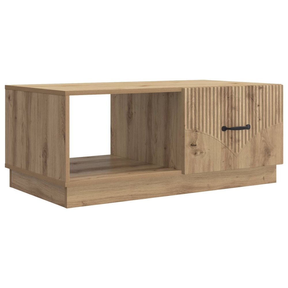 vidaXL Kaffeebord Artisan-ek 90 x 50 x 37 cm Konstruerat trä