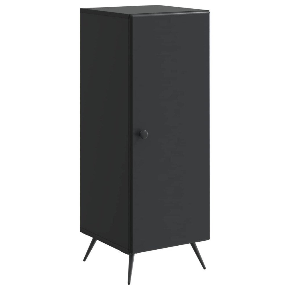 vidaXL Sideboard Svart 33 x 34,5 x 90 cm Konstruerat trä