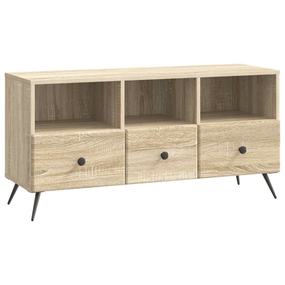 vidaXL TV-skåp med låda Sonoma-ek 102 x 34,5 x 50 cm Konstruerat trä
