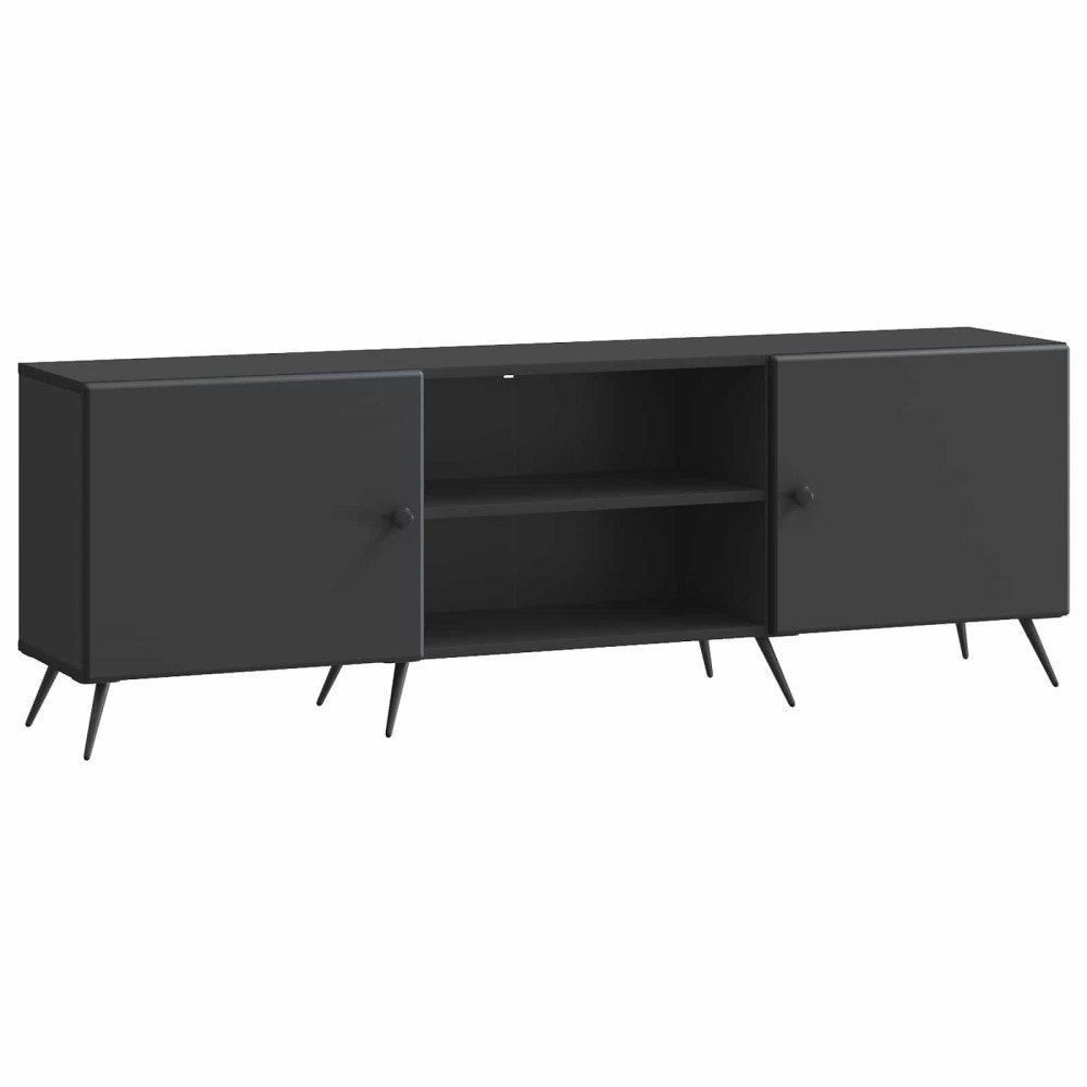 vidaXL TV-skåp Svart 150 x 31 x 50 cm Konstruerat trä