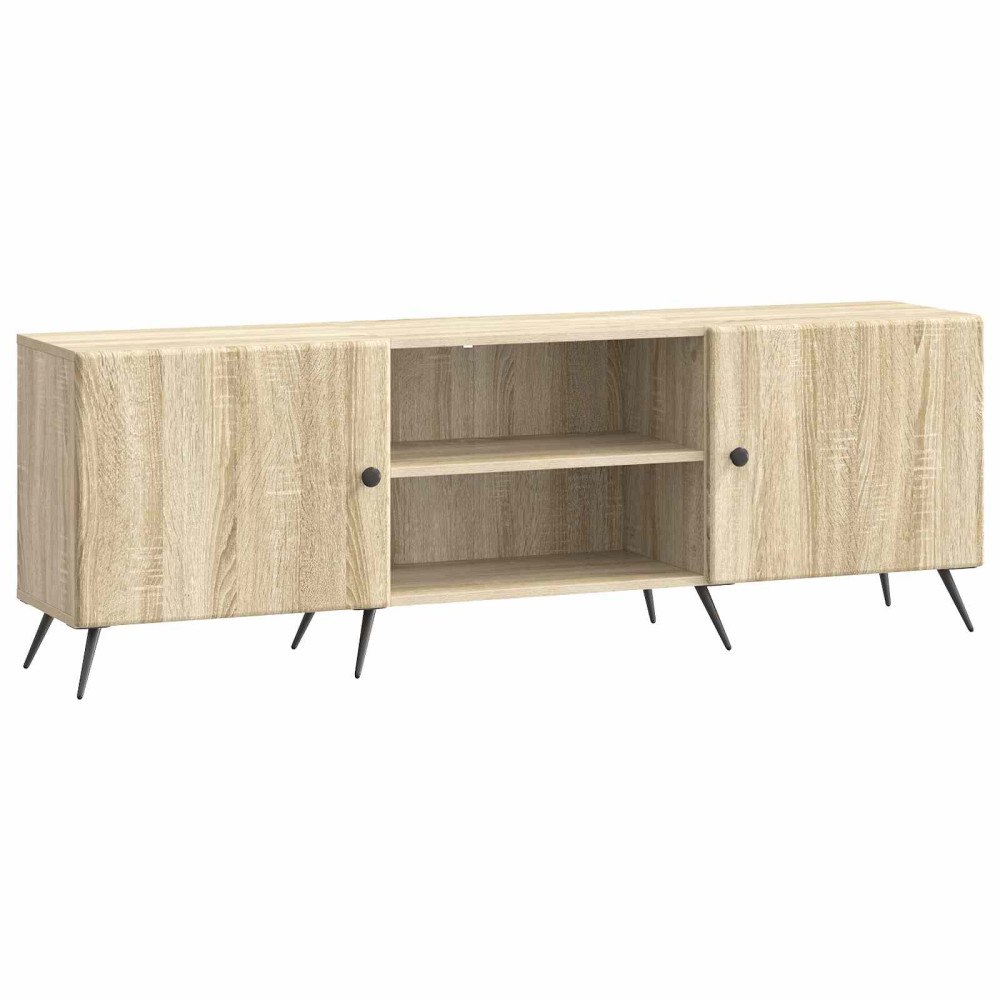 vidaXL TV-skåp Sonoma-ek 150 x 31 x 50 cm Konstruerat trä