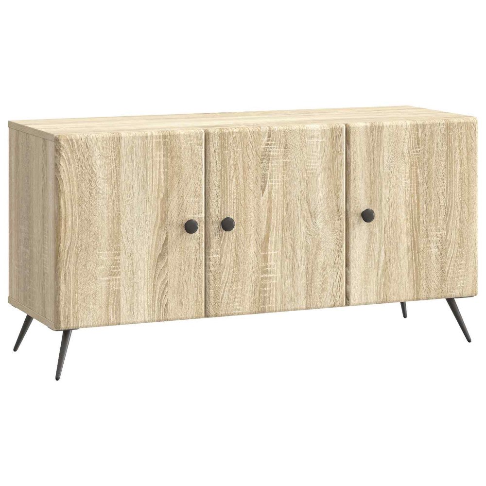 vidaXL TV-skåp Sonoma-ek 99 x 34,5 x 50 cm Konstruerat trä