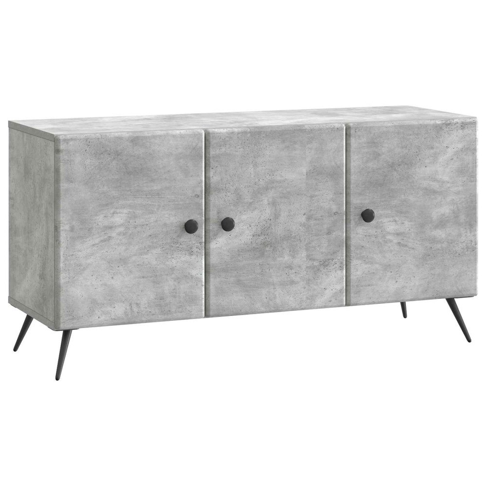 vidaXL TV-skåp Betonggrå 99 x 34,5 x 50 cm Konstruerat trä