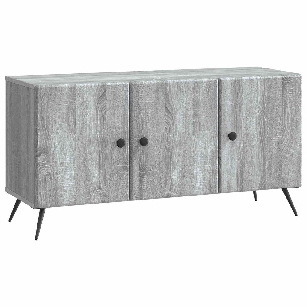 vidaXL TV-skåp Grå sonoma-ek 99 x 34,5 x 50 cm Konstruerat trä
