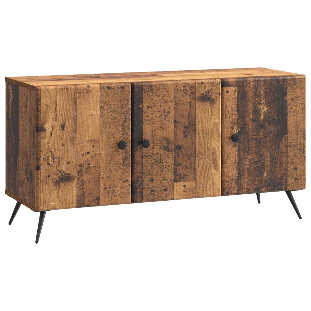 vidaXL TV-skåp Gammalt trä 99 x 34,5 x 50 cm Konstruerat trä