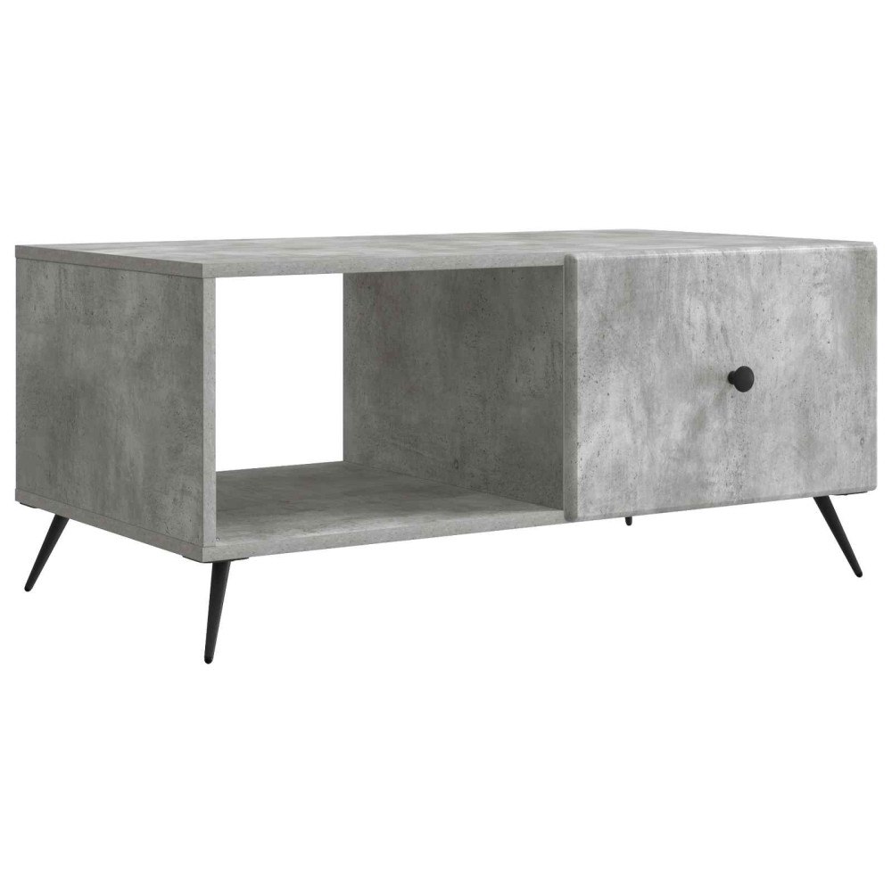 vidaXL Kaffeebord Betonggrå 90 x 50 x 40 cm Konstruerat trä
