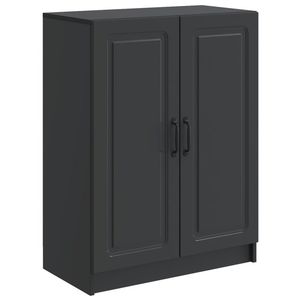 vidaXL Sideboard Svart 66 x 34,5 x 87 cm Konstruerat trä