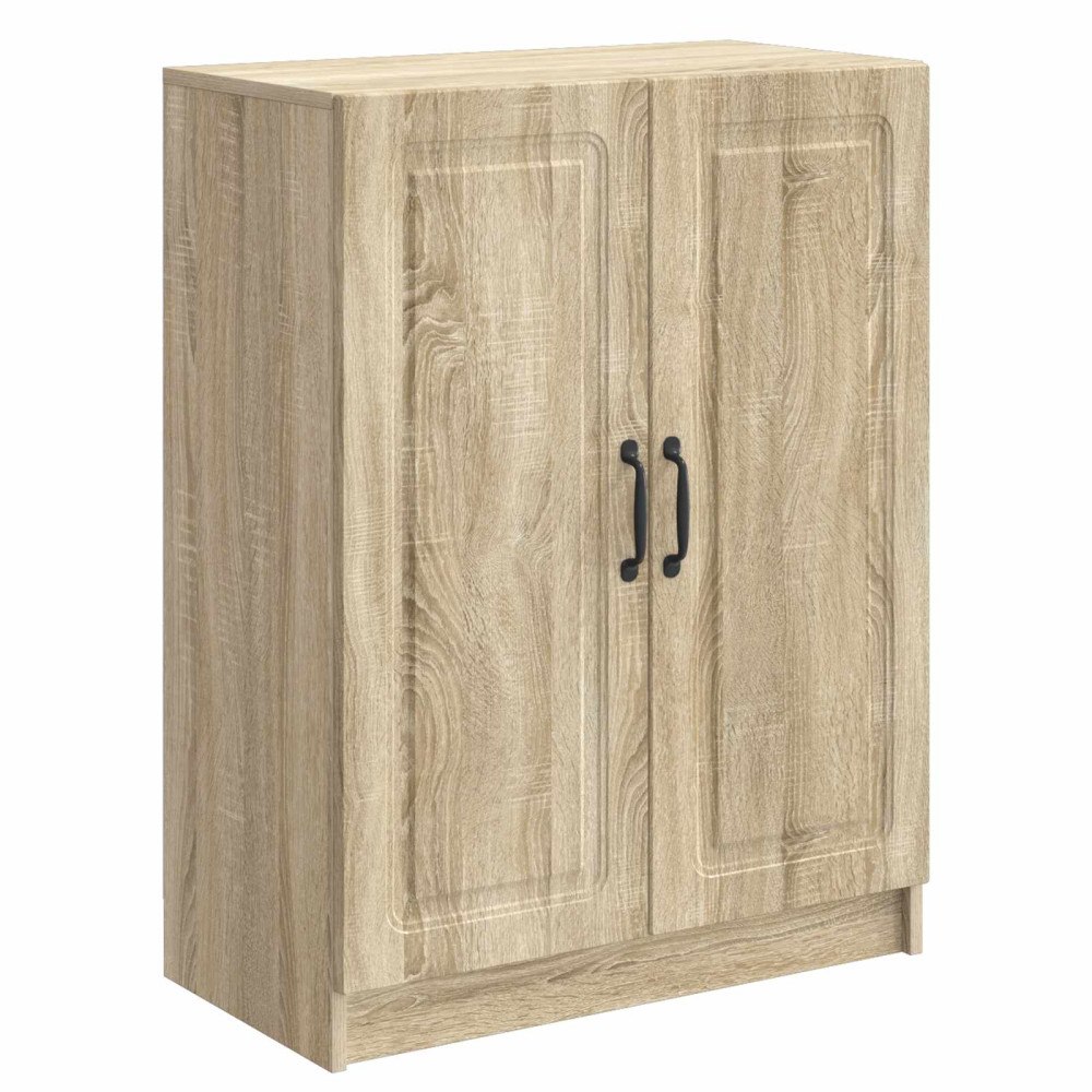 vidaXL Sideboard Sonoma-ek 66 x 34,5 x 87 cm Konstruerat trä