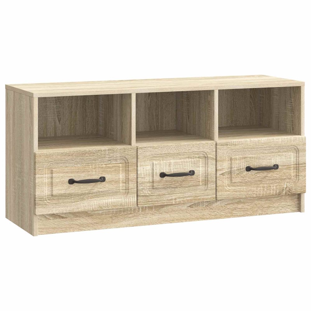 vidaXL TV-skåp med låda Sonoma-ek 102 x 34,5 x 47 cm Konstruerat trä